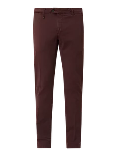 Spodnie męskie - Chinosy o kroju skinny fit z dodatkiem streczu model ‘Bryan’ - grafika 1
