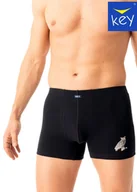 Majtki męskie - SZORTY KEY MXH-703 B25 CZ (kolor czarny, rozmiar M) - miniaturka - grafika 1