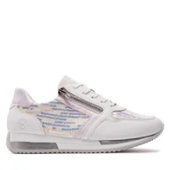 Sneakersy damskie - Sneakersy Remonte D0H12-80 Biały - miniaturka - grafika 1