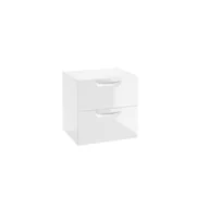 Szafki łazienkowe - Defra Flou B50 Szafka łazienkowa 50x50x43,2 cm biały połysk 259-B-05002 - miniaturka - grafika 1