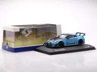Samochody i pojazdy dla dzieci - Nissan GT-R (R35) LBWK Silhouette - 2019, blue Solido 1:43 - miniaturka - grafika 1
