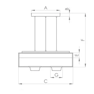 Żyrandol Libertad 1 3-pkt. czarny/drewno natura - Lampy sufitowe - miniaturka - grafika 3