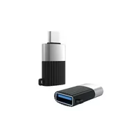 Adaptery i przejściówki - XO XO adapter NB149-F USB - USB-C czarny OTG 8_2256898 - miniaturka - grafika 1