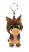 Plecaki - Breloczek GLUBSCHIS Dzik Trufla Fluffle 9cm brązowy - Pluszowy towarzysz przytulanka zwierzęca z kółkiem na klucze do smyczy, torby albo plecaka - miniaturka - grafika 1