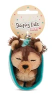 Plecaki - NICI 61605 Sleeping Pets breloczek piesek Yorkshire Terrier w koszyczku, wierny towarzysz do plecaka lub torby, zawieszka do kluczy dla małych i dużych, 8 cm, brązowy - miniaturka - grafika 1