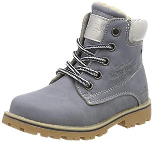 TOM TAILOR Damskie botki 5870502, Wielokolorowe dżinsy Silver 02457, 39 EU - Botki damskie - miniaturka - grafika 1