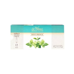 Sir Williams Zielona herbata Royal Taste Mint Prince 12x2,5g - Herbata - miniaturka - grafika 2