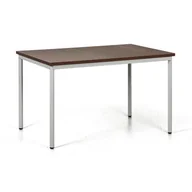 Stoły - B2B Partner Stół do jadalni TRIVIA, jasnoszara konstrukcja, 1200x800 mm, orzech 555430 - miniaturka - grafika 1
