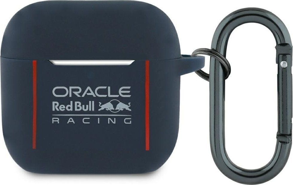 Etui Red Bull Silicone Logo & Lines do AirPods 4 granatowy