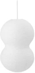 Normann Copenhagen - Puff Twist Abażur White Normann Copenhagen - Oprawy, klosze i abażury - miniaturka - grafika 1