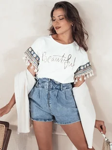 Spodenki jeansowe damskie DAYSHINE niebieskie Dstreet SY0345-XS - Spodenki damskie - miniaturka - grafika 1