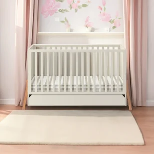 Łóżeczko dziecięce beżowe lotta latte 70x140cm - Łóżka dla dzieci i młodzieży - miniaturka - grafika 1