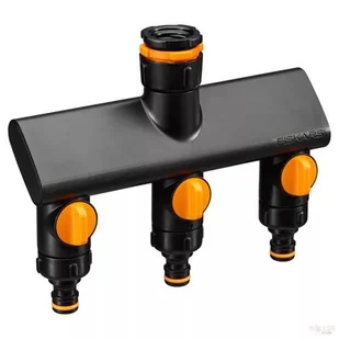 Rozdzielacz potrójny FISKARS ON OFF Comfort 21mm 1/2" / 26.5mm 3/4" 33.3mm 1" 1070578 - Inne akcesoria do nawadniania - miniaturka - grafika 1