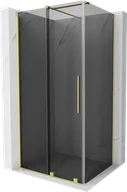 Kabiny prysznicowe - Mexen Velar kabina prysznicowa rozsuwana 120x80 cm, grafit, złota szczotkowana - 871-120-080-41-55 - miniaturka - grafika 1
