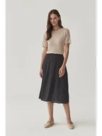 Spódnice - TATUUM Spódnica w kolorze granatowym - miniaturka - grafika 1