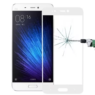 alsatek Folia ochronna na wyświetlacz szkło hartowane 0,26 mm 9H do Xiaomi Mi 5 biała - Szkła hartowane na telefon - miniaturka - grafika 1