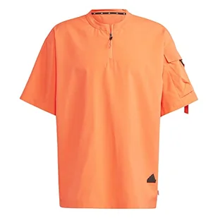 adidas Męski T-shirt (Short Sleeve) M Ce Q2 T, czerwony Solar Red, IC3732, L - Koszulki męskie - miniaturka - grafika 1