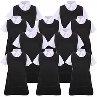 Fartuchy i rękawice kuchenne - MISEMIYA - Pack*10 Pcs - Fartuch Jednolite Czyszczenie Pracy MEDYCZNE MEDYCZNE Czyszczenie Weterynaryjne Hostelaria- Ref.868, Czarny 21, L - miniaturka - grafika 1