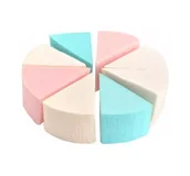 Gąbeczki do makijażu - Lateksowe Gąbki Do Makijażu Ombre 18A Białe 8 Szt - miniaturka - grafika 1