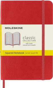 Moleskine Notes Classic 9x14 kratka - czerwony MOLESKINE - Artykuły biurowe - miniaturka - grafika 2