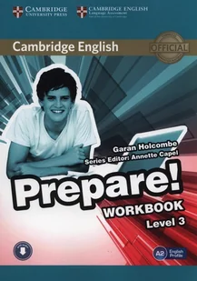 Cambridge English Prepare! 3 Workbook - Holcombe Garan - Książki do nauki języka angielskiego - miniaturka - grafika 1