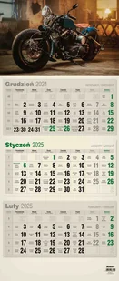 Trójdzielny Płaski Ktt Eko Kalendarium Miesięczne Mix - Kalendarze - miniaturka - grafika 1