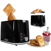 Tostery - Toster ELDOM TO320C Gridy Czarny - miniaturka - grafika 1
