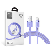 Kable USB - Joyroom Kabel USB Lightning Joyroom S-1224N2 1.2m Fioletowy - miniaturka - grafika 1