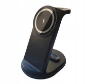 Ładowarki do telefonów - Ładowarka Magnetyczna 3 w 1 MagSafe Do Urządzeń Apple - miniaturka - grafika 1