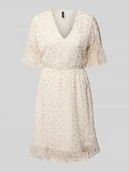 Sukienki - Sukienka mini taliowana z dekoltem w serek model ‘SMILLA’ - miniaturka - grafika 1