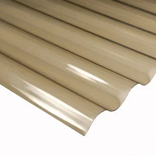 Płyta z poliwęglanu dymna brąz fala 76/18, 840 x 2500 Robelit - Pokrycia dachowe - miniaturka - grafika 1