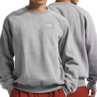 The North Face bluza męska szara ocieplana bez kaptura NF0A86WADYY M - Bluzy męskie - miniaturka - grafika 1