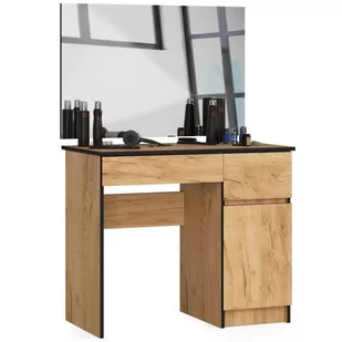 TOALETKA KOSMETYCZNA Z LUSTREM P-2/SL 900x600 PRAWA DĄB CRAFT - Toaletki - miniaturka - grafika 1