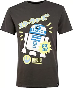 Recovered Star Wars R2D2 Japanese - T-shirt męski - czarny - S, czarny, 46 - Koszulki męskie - miniaturka - grafika 1