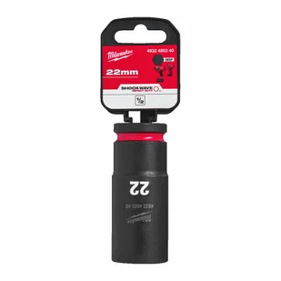 MILWAUKEE NASADKA UDAROWA 1/2" 22mm DŁUGA - Klucze i nasadki - miniaturka - grafika 1
