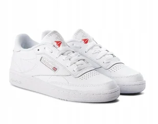Reebok Buty Sportowe Białe Sznurowane Skórzane 40,5 3P6G8* - Buty sportowe damskie - miniaturka - grafika 1