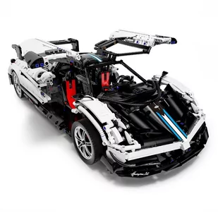 Pagani Huayra RASTAR model 1:8 Składane auto 2896 Klocków technicznych + Otwierane drzwi - Zabawki zdalnie sterowane - miniaturka - grafika 1