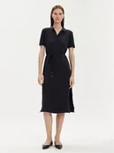 Sukienki - Tommy Hilfiger Sukienka codzienna WW0WW41278 Granatowy Regular Fit - miniaturka - grafika 1