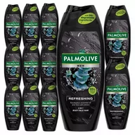 Żele pod prysznic dla mężczyzn - Palmolive Men żel pod prysznic męski 3w1 12x500ml - miniaturka - grafika 1