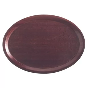 Cambro Taca antypoślizgowa owalna 290 x 210 mm, mahoń | Mykonos MY2129/E73 - Akcesoria gastronomiczne - miniaturka - grafika 1