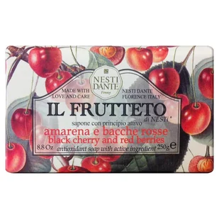 Nesti Dante Naturalne mydło toaletowe Czarna Wiśnia & Żurawina 250 g - Mydła - miniaturka - grafika 2