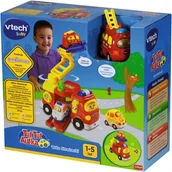 Zabawki interaktywne dla dzieci - Vtech Tut Tut Autka Wóz strażacki i autko 60801 60810 - miniaturka - grafika 1