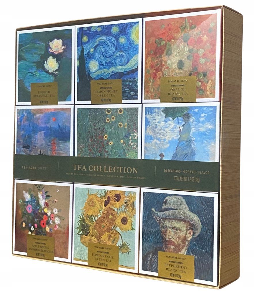 Zestaw Herbat Tea Collection Art by Van Gogh Monet Klimt Redon 36 tea bags
