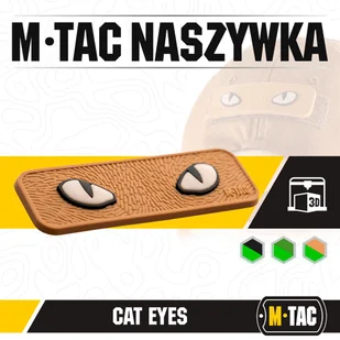 M-Tac - 3D PVC Naszywka Cat Eyes - Coyote - 51114005 - Odzież taktyczna i umundurowanie M-Tac - 3D PVC Naszywka Cat Eyes - Coyote - 51114005 - Odzież taktyczna i umundurowanie - miniaturka - grafika 5
