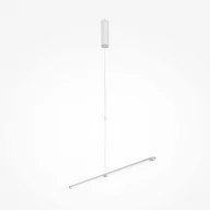 Lampy sufitowe - Supersymmetry LED lampa wisząca 1-punktowa biała P096PL-L11WK - miniaturka - grafika 1