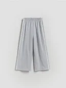 Spodnie i spodenki dla dziewczynek - Reserved - Dresy z lampasami - jasnoszary - miniaturka - grafika 1