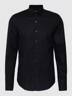 Koszule męskie - Koszula biznesowa o kroju slim fit z wyhaftowanym logo model ‘Bari’ - miniaturka - grafika 1