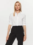 Koszule damskie - Boss Koszula 50490772 Biały Slim Fit - miniaturka - grafika 1
