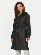 Kurtki damskie - Hunter Kurtka przeciwdeszczowa Alise HARW0050242 Czarny Regular Fit - miniaturka - grafika 1