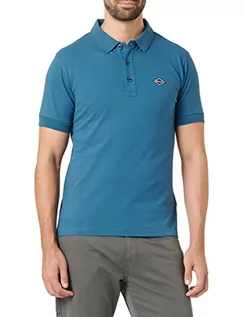 Koszulki męskie - REPLAY Męska koszulka polo M3073 .000.20623, 193 niebieska, 3XL, 193 Niebieski, 3XL - grafika 1